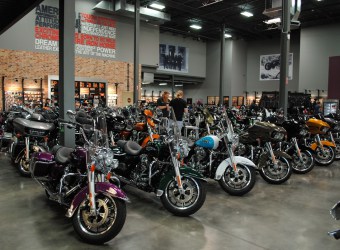 Harley Davidson Interior Bike Display17